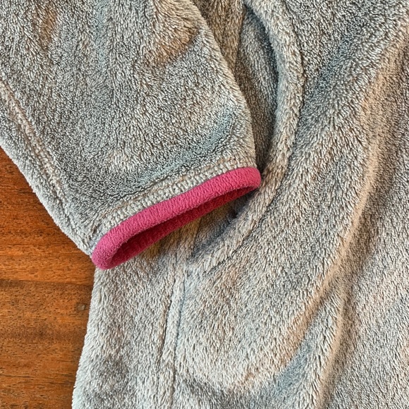Patagonia Womens Gray Quarter Snap Pullover Fleece Pockets Sz M - Picture 4 of 9